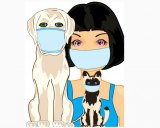 Worry about getting the virus from other humans -- not pets.
